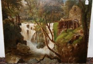 View Of Machno Falls And Pandy Mill