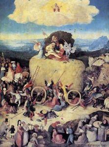 Triptych of Haywain (central panel-1) 1500-02