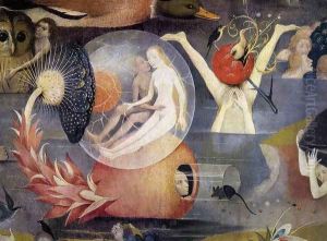 Triptych of Garden of Earthly Delights (detail 9) c. 1500 by Hieronymous Bosch