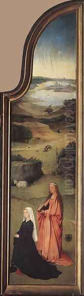 St Peter with the Donor (right wing) c. 1510 - view 1