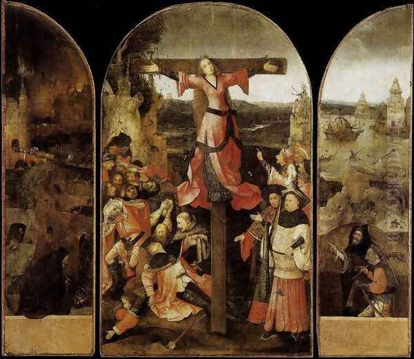Triptych of the Crucifixion of St Julia - view 1