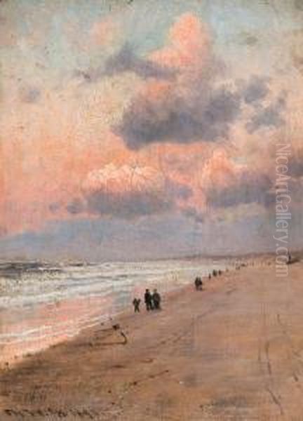 Sunset On The Beach - view 1