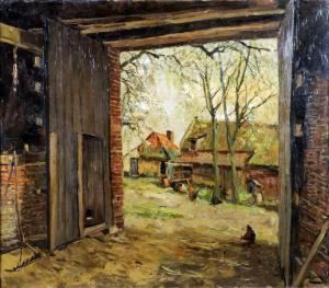 Cour De Ferme by Victor Wagemaekers