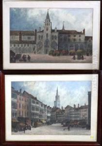 Sandhills And The Exchange, Newcastle Upon Tyne by Thomas Charles Wageman
