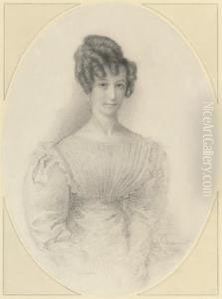 Portrait Of A Gentleman, Half-length; And Portrait Of A Lady, Half-length, Seated (illustrated) - view 1