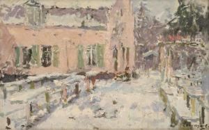 La Ferme Rose A Uccle by Maurice Wagemans