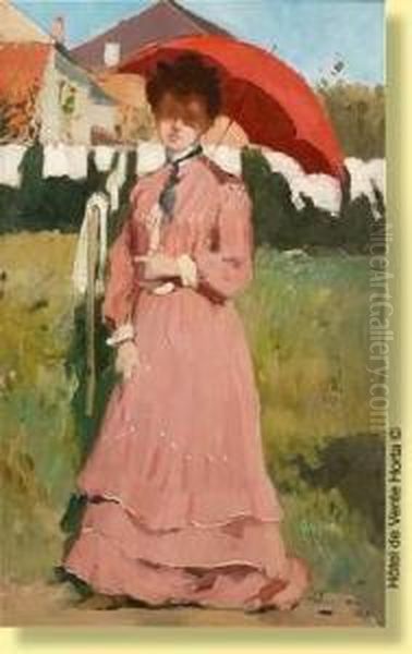 Jeune Femme A L'ombrelle - view 1