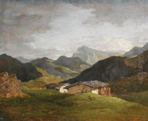 Almhutten Im Hochtal