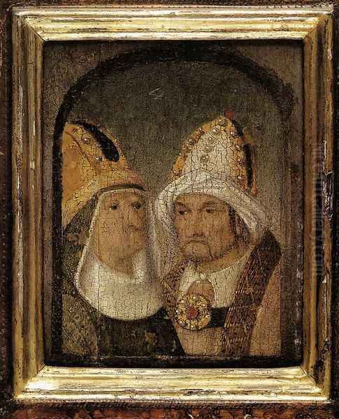 Two Male Heads - view 1