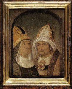 Two Male Heads by Hieronymous Bosch