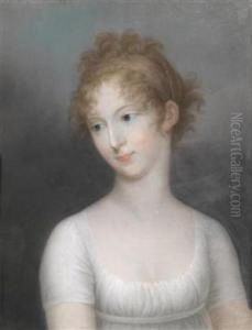 Portrait Of Charlotte Friederike Von Mecklenburg-schwerin In A White Dress Portrait Of Charlotte Friederike Von Mecklenburg-schwerin In A White Dress