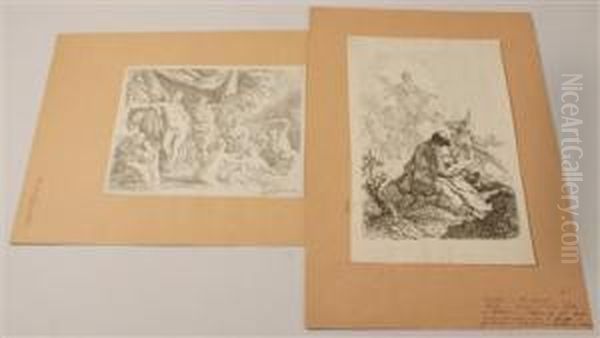 Neptun Surrounded By Bathing Nymphs - view 1