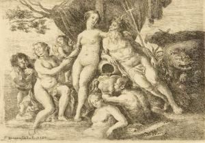 Neptun Und Amphitrite. by Franz Xaver Wagenschon