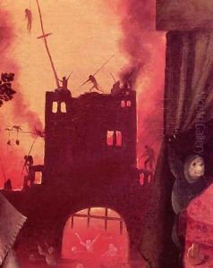 Tondal's Vision (detail of the burning gateway)