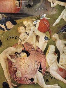 Triptych of Garden of Earthly Delights (detail 8) c. 1500