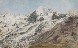 Die Konigswand Am Ortlerspitz Gegen Nordost