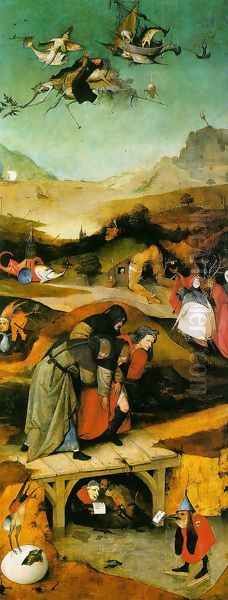 Temptation of St. Anthony, left wing of the triptych - view 1