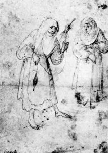 Two Witches by Hieronymous Bosch