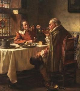 Two Cavaliers Dining At The Inn