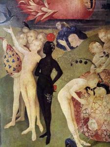 Triptych of Garden of Earthly Delights (detail 7) c. 1500 by Hieronymous Bosch