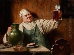 Monch Als Kellermeister Bei Der Bierprobe