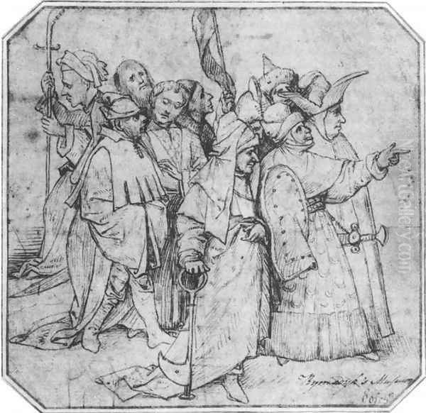 Group of Male Figures - view 1