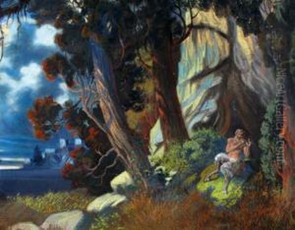 Landscape With Mythological Figure - view 1