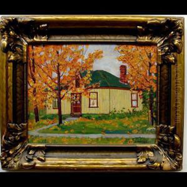 House In Autumn - view 1