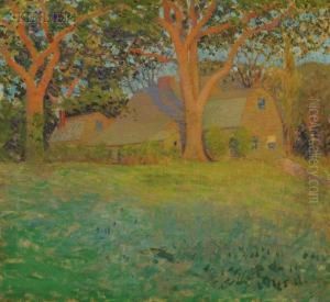 Fairbanks House/a View Of Dedham, Massachusetts by Jacob Wagner