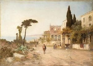 Scena Di Vita In Costiera