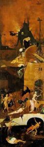 Triptych of Haywain (right wing-2) 1500-02 by Hieronymous Bosch