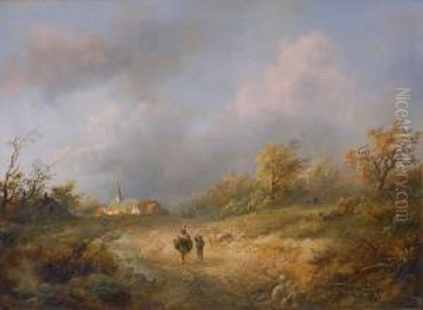 Dorfpfad Mit Figuren - view 1