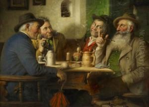 Im Wirtshaus by Josef Wagner-Hohenberg