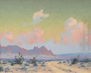 Clouds Over A Desert Landscape