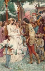 Fete Deprintemps Chez Les Medicis by Jacques-Clement Wagrez
