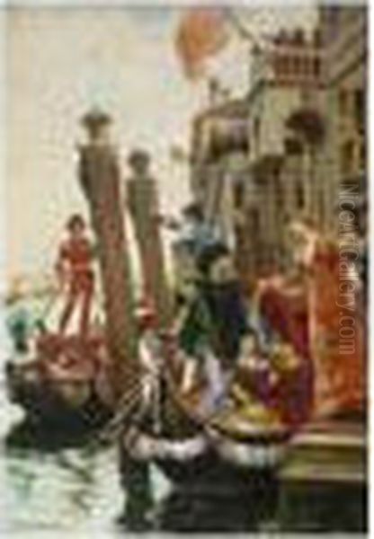 Matin De Fete A Venise Au Xve Siecle - view 1