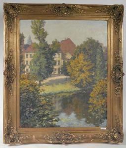 Garten Mit Teich. by Josef Wahl