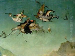 Temptation of St.Anthony (detail of left hand panel)