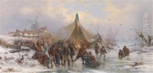 Winter Delight by Friedrich Josef Wailand
