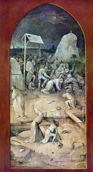 Triptych of Temptation of St Anthony (outer left wing) - view 1