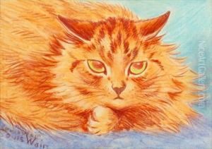 Mouse Watching by Louis Wain