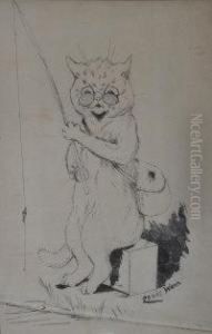 Tomorrow Will Be Friday by Louis Wain