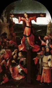 Triptych of the Martyrdom of St Liberata (central panel) by Hieronymous Bosch