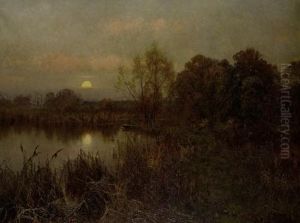 The Rising Moon by Edward Wilkins Waite