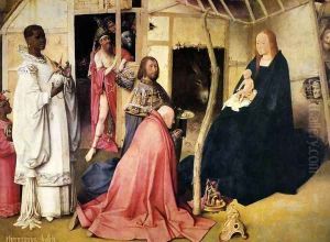 Adoration of the Magi (detail) by Hieronymous Bosch