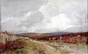 A Moorland View- Exmoor by Harold Waite