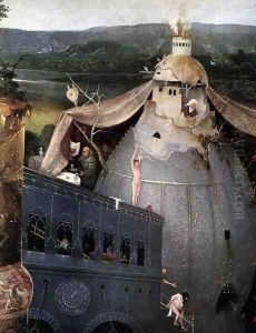 Triptych of Temptation of St Anthony (detail) 6 by Hieronymous Bosch