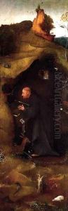 Hermit Saints Triptych (right panel) 2 by Hieronymous Bosch
