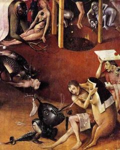 Triptych of Garden of Earthly Delights (detail) 3 by Hieronymous Bosch