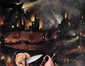 Triptych of Garden of Earthly Delights (detail) 5 by Hieronymous Bosch